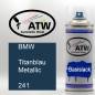 Preview: BMW, Titanblau Metallic, 241: 400ml Sprühdose, von ATW Autoteile West.